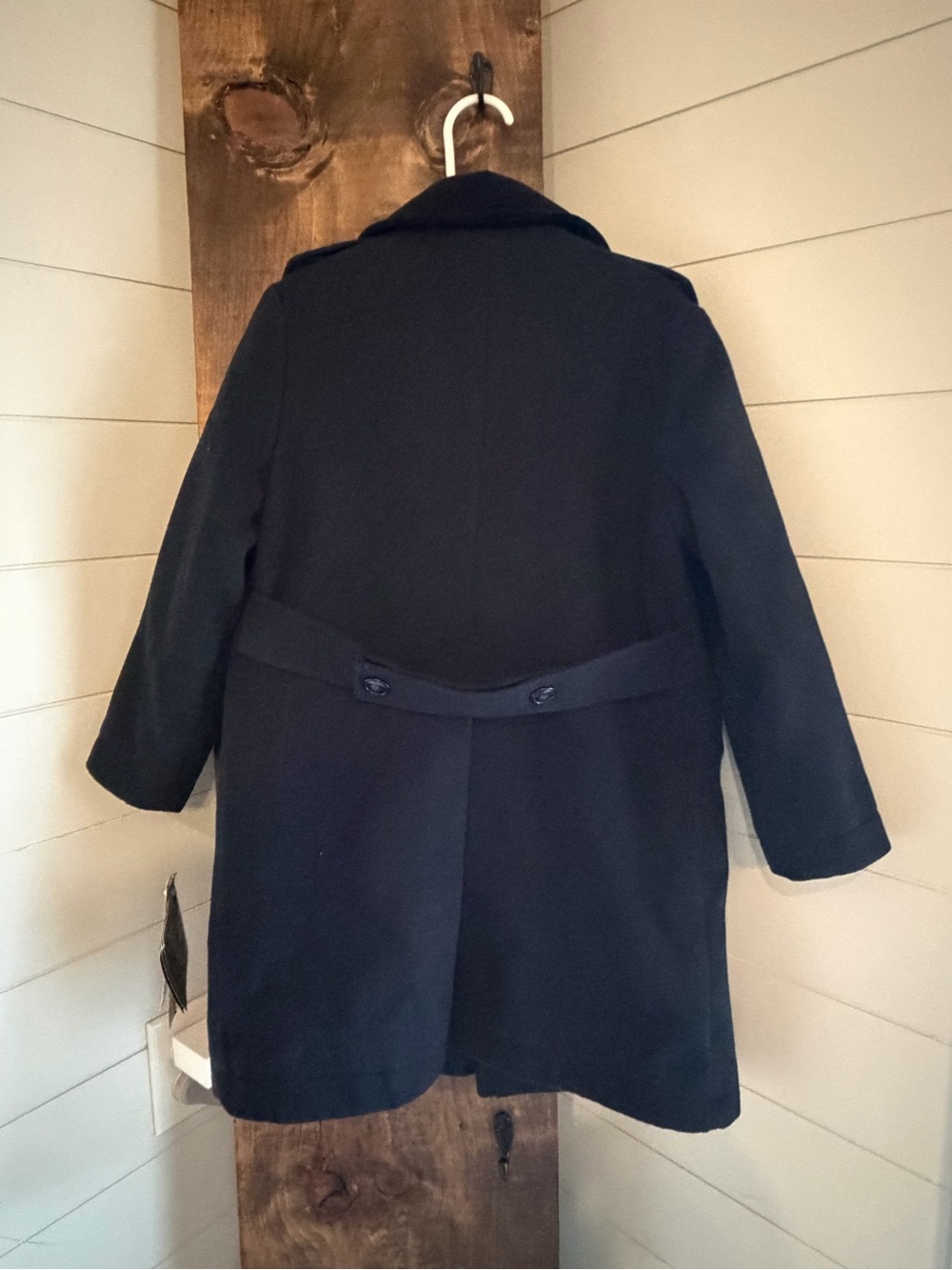 Rothschild Double-Breasted Navy Coat - Picture 2 of 3